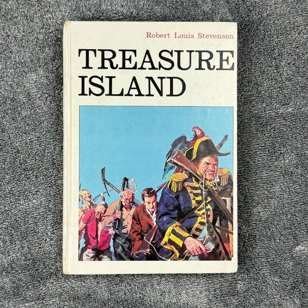 Treasure Island Robert Louis Stevenson Hardcover Vintage Adventure Pirate Novel
